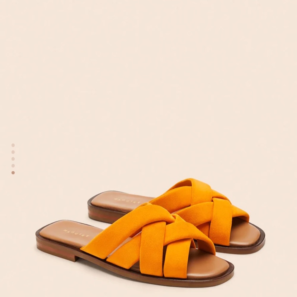 Maguire Orange Slide Sandals